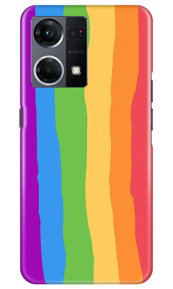 Multi Color Baground Case for Oppo F21 Pro 4G  (Design - 139)