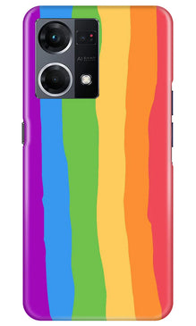 Multi Color Baground Mobile Back Case for Oppo F21 Pro 4G  (Design - 139)