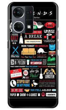 Friends Mobile Back Case for Oppo F21 Pro 4G  (Design - 145)