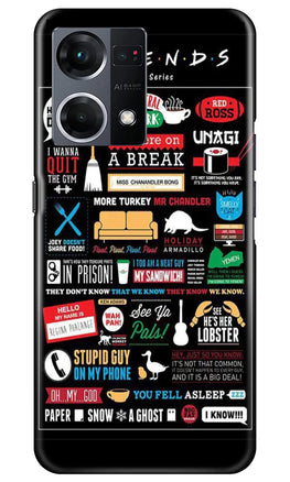 Friends Case for Oppo F21 Pro 4G(Design - 145)