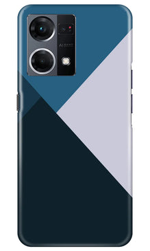 Blue Shades Mobile Back Case for Oppo F21 Pro 4G (Design - 157)