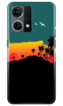 Sky Trees Mobile Back Case for Oppo F21 Pro 4G (Design - 160)