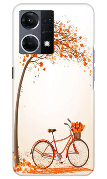 Bicycle Mobile Back Case for Oppo F21 Pro 4G (Design - 161)