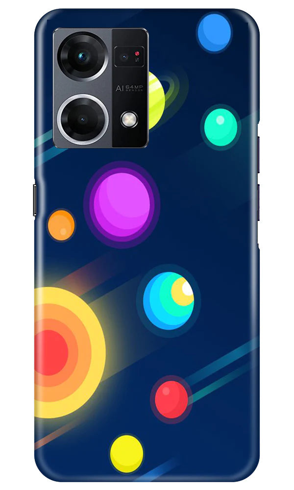 Solar Planet Case for Oppo F21 Pro 4G (Design - 166)