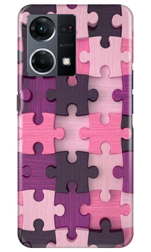 Puzzle Mobile Back Case for Oppo F21 Pro 4G (Design - 168)