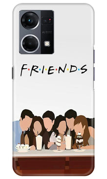 Friends Mobile Back Case for Oppo F21 Pro 4G (Design - 169)