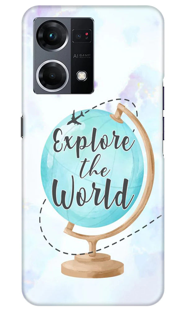 Explore the World Case for Oppo F21 Pro 4G (Design No. 176)