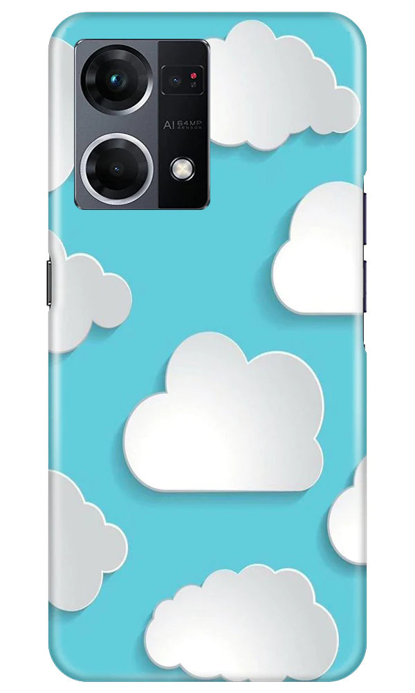 Clouds Case for Oppo F21 Pro 4G (Design No. 179)