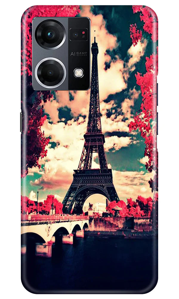 Eiffel Tower Case for Oppo F21 Pro 4G (Design No. 181)