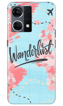 Wonderlust Travel Mobile Back Case for Oppo F21 Pro 4G (Design - 192)