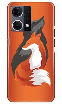 Wolf  Mobile Back Case for Oppo F21 Pro 4G (Design - 193)