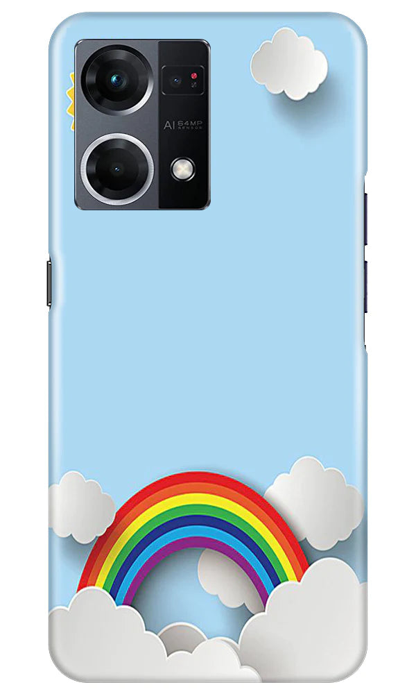 Rainbow Case for Oppo F21 Pro 4G (Design No. 194)