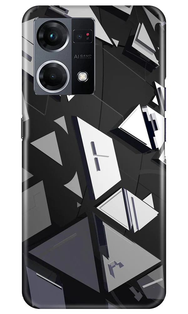 Modern Art Case for Oppo F21 Pro 4G (Design No. 199)