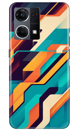 Modern Art Case for Oppo F21 Pro 4G (Design No. 202)