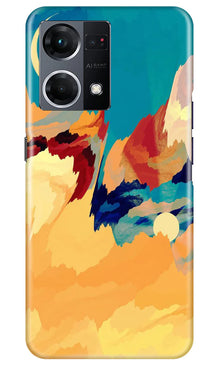 Modern Art Mobile Back Case for Oppo F21 Pro 4G (Design - 205)