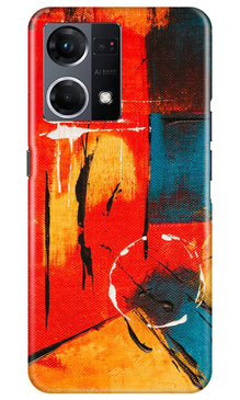Modern Art Mobile Back Case for Oppo F21 Pro 4G (Design - 208)
