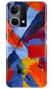 Modern Art Mobile Back Case for Oppo F21 Pro 4G (Design - 209)