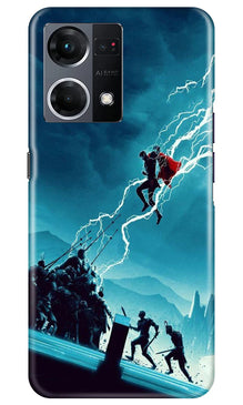 Thor Avengers Mobile Back Case for Oppo F21 Pro 4G (Design - 212)
