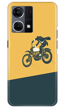 Bike Lovers Mobile Back Case for Oppo F21 Pro 4G (Design - 225)