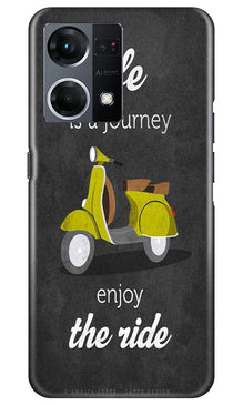 Life is a Journey Mobile Back Case for Oppo F21 Pro 4G (Design - 230)