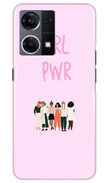 Girl Power Mobile Back Case for Oppo F21 Pro 4G (Design - 236)