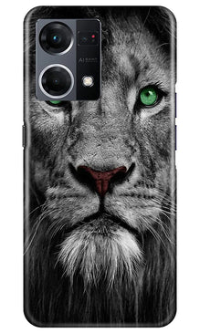 Lion Mobile Back Case for Oppo F21 Pro 4G (Design - 241)