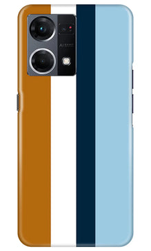 Diffrent Four Color Pattern Mobile Back Case for Oppo F21 Pro 4G (Design - 244)