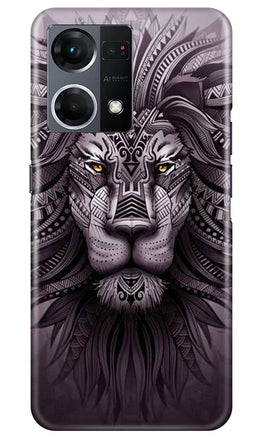 Lion Mobile Back Case for Oppo F21 Pro 4G (Design - 277)