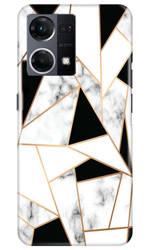 Marble Texture Mobile Back Case for Oppo F21 Pro 4G (Design - 284)