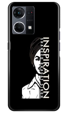 Bhagat Singh Mobile Back Case for Oppo F21 Pro 4G (Design - 291)