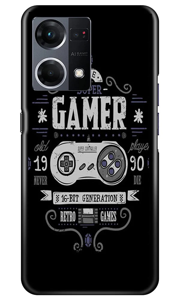 Gamer Mobile Back Case for Oppo F21 Pro 4G (Design - 292)