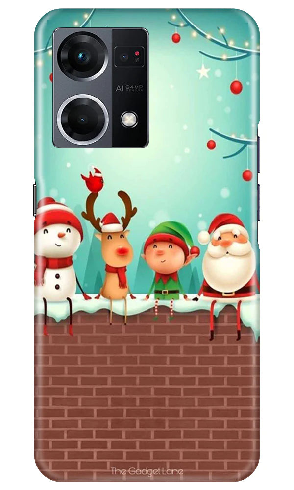 Santa Claus Mobile Back Case for Oppo F21 Pro 4G (Design - 296)