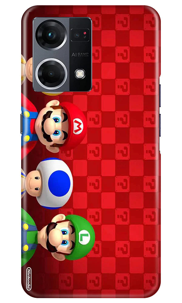 Mario Mobile Back Case for Oppo F21 Pro 4G (Design - 299)