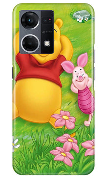 Winnie The Pooh Mobile Back Case for Oppo F21 Pro 4G (Design - 308)