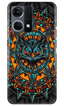 Owl Mobile Back Case for Oppo F21 Pro 4G (Design - 319)