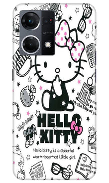 Hello Kitty Mobile Back Case for Oppo F21 Pro 4G (Design - 320)