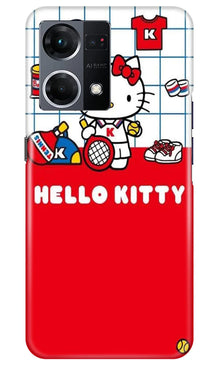 Hello Kitty Mobile Back Case for Oppo F21 Pro 4G (Design - 322)