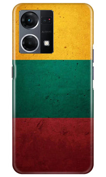 Color Pattern Mobile Back Case for Oppo F21 Pro 4G (Design - 333)