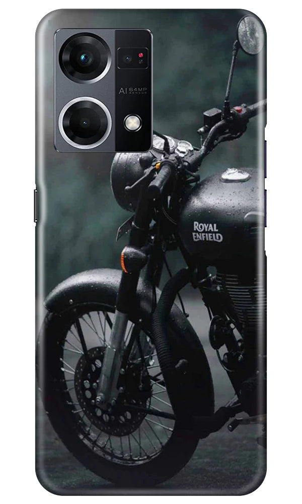 Royal Enfield Mobile Back Case for Oppo F21 Pro 4G (Design - 339)