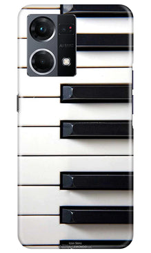 Piano Mobile Back Case for Oppo F21 Pro 4G (Design - 345)