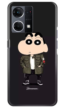 Shin Chan Mobile Back Case for Oppo F21 Pro 4G (Design - 349)
