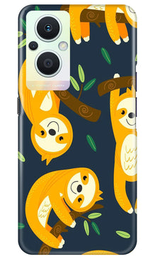 Racoon Pattern Mobile Back Case for Oppo F21 Pro 5G (Design - 2)