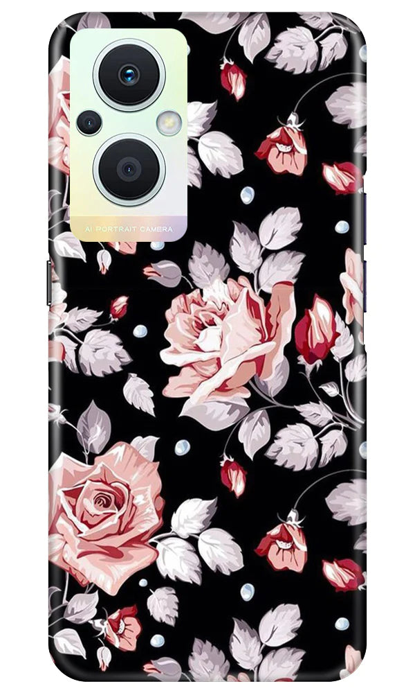 Pink rose Case for Oppo F21 Pro 5G