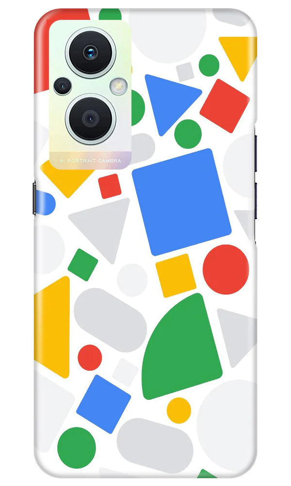 Circul Squar & Tringle Art Case for Oppo F21 Pro 5G