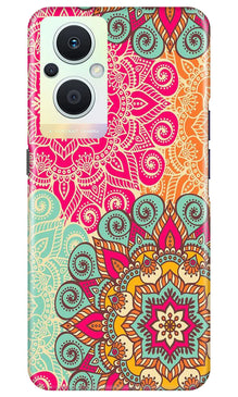 Rangoli art2 Mobile Back Case for Oppo F21 Pro 5G (Design - 29)