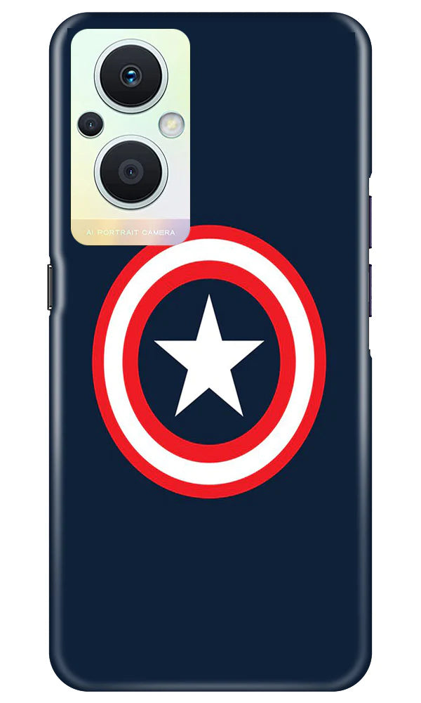 Captain America Case for Oppo F21 Pro 5G