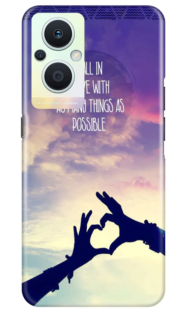 Fall in love Case for Oppo F21 Pro 5G