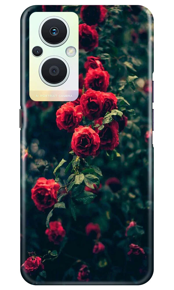 Red Rose Case for Oppo F21 Pro 5G