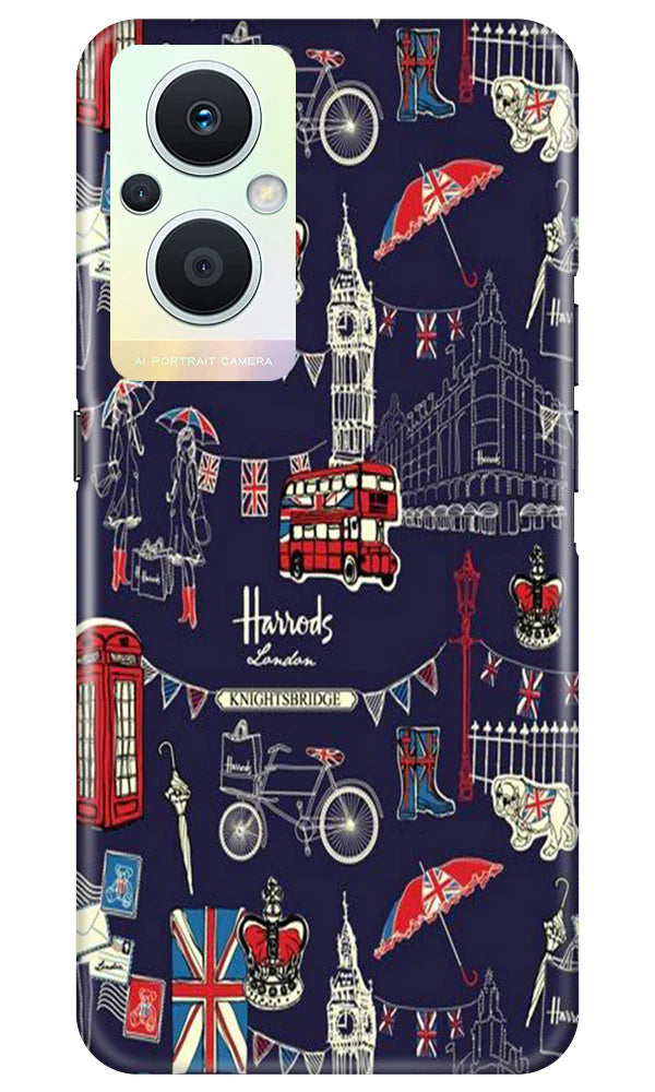 Love London Case for Oppo F21 Pro 5G