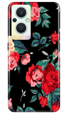 Red Rose2 Mobile Back Case for Oppo F21 Pro 5G (Design - 81)